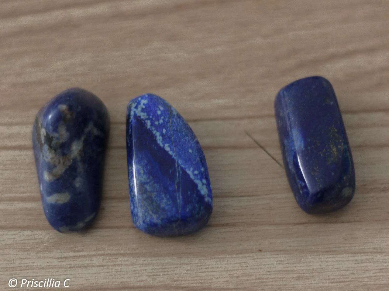 Set van 3 rolstenen Lapis-Lazuli en Sodaliet - 72g - Zeer goede staat – photo 2